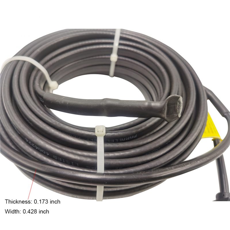 HEATIT PLSR1 Self Regulating Heating Cable, Wet or Dry,120VAC HEATIT
