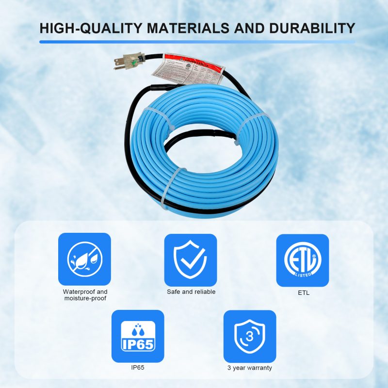 Heatit Jhsf V Self Regulating Pre Assembled Water Pipe Heat Cable