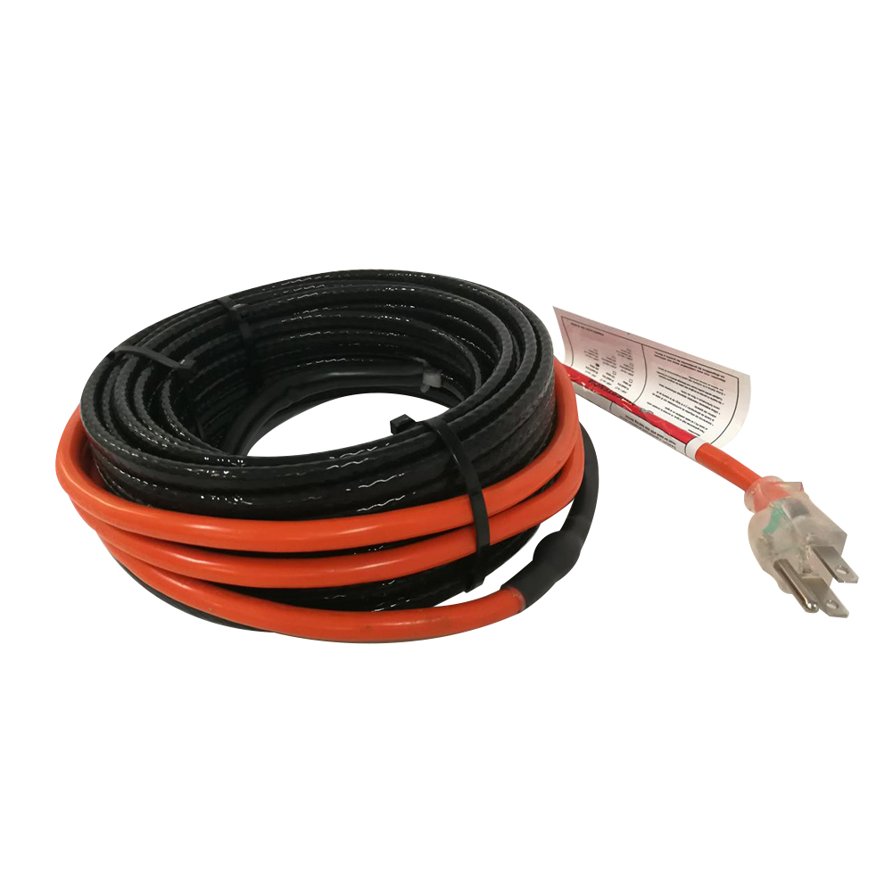VIVOSUN JHSF Self Regulating Pre-Assembled Pipe Heating Cable 60Ft. 120V,  with Built-in Thermostat, Heavy Duty & Easy to Install, For Pipe Freeze  Protection, Ice Dam & Plants Frost Protection 